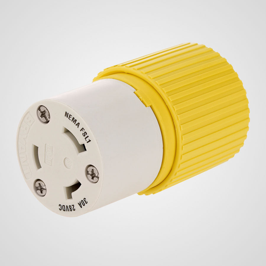 Hubbell HBL2800 NEMA L26-30 Data Center Receptacle - 240/415V AC Hubbell HBL2800 NEMA L26-30 Data Center Receptacle - 240/415V AC